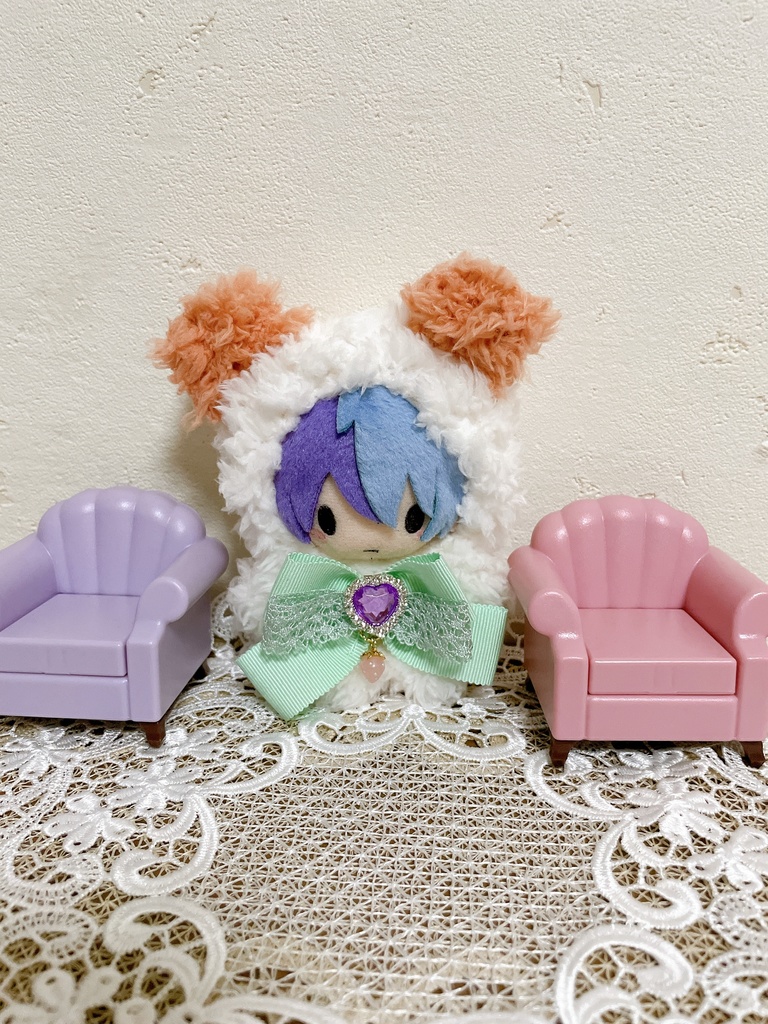 【10㎝】ぬい服 着ぐるみ クマ耳