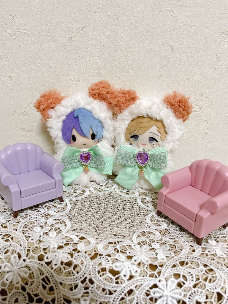 【10㎝】ぬい服 着ぐるみ クマ耳