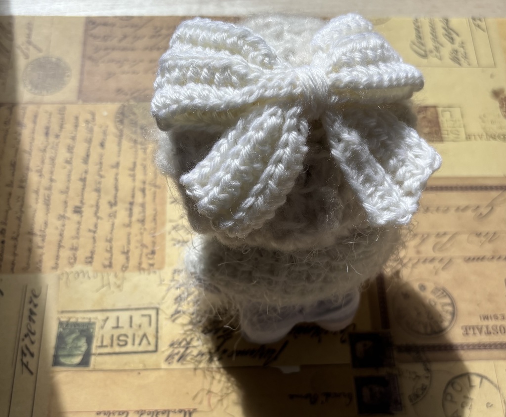 もこもこリボンベレー帽・マフラーセット