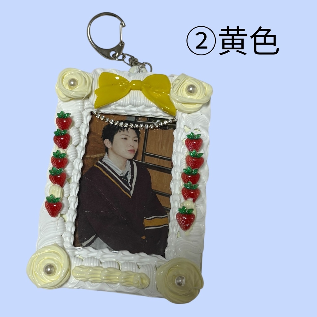 推し色ショートケーキ風トレカケース