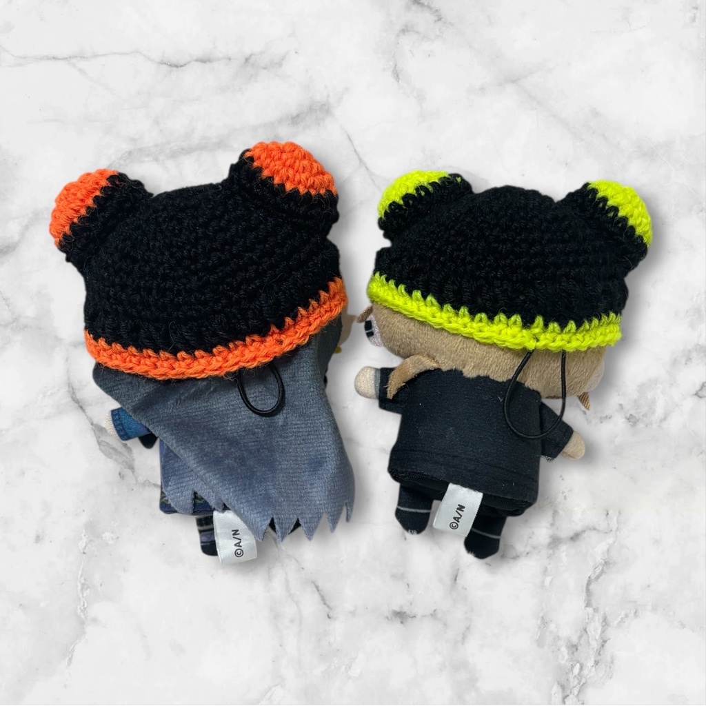 ネオンカラーくま耳帽子