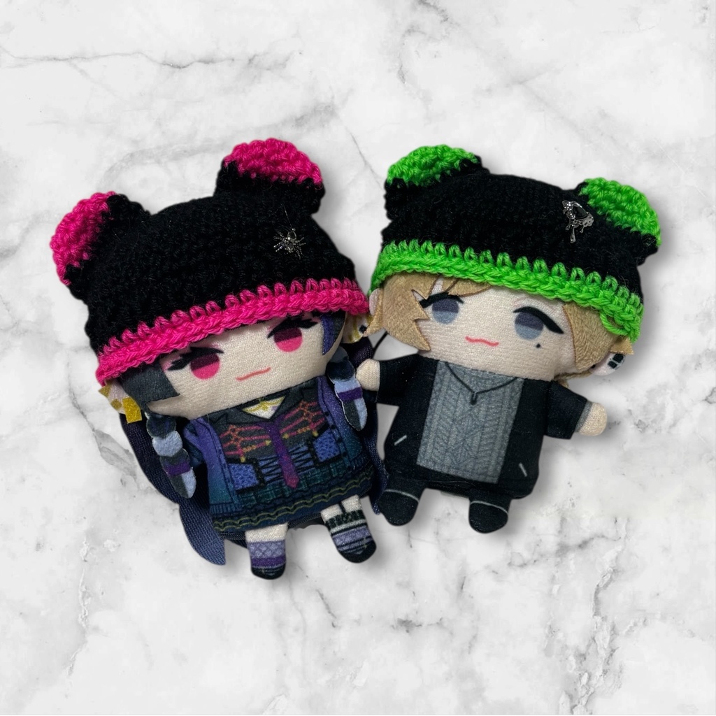 ネオンカラーくま耳帽子