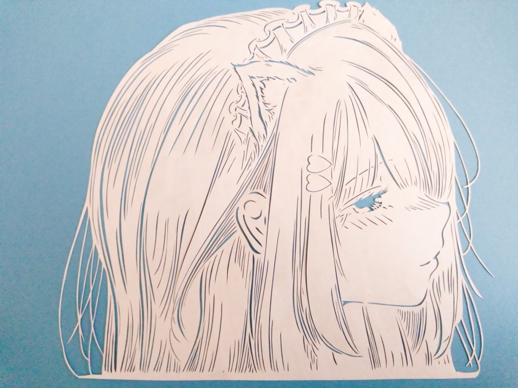 切り絵 白雪みしろ(旧モデル)【Roselta】【非公式】001