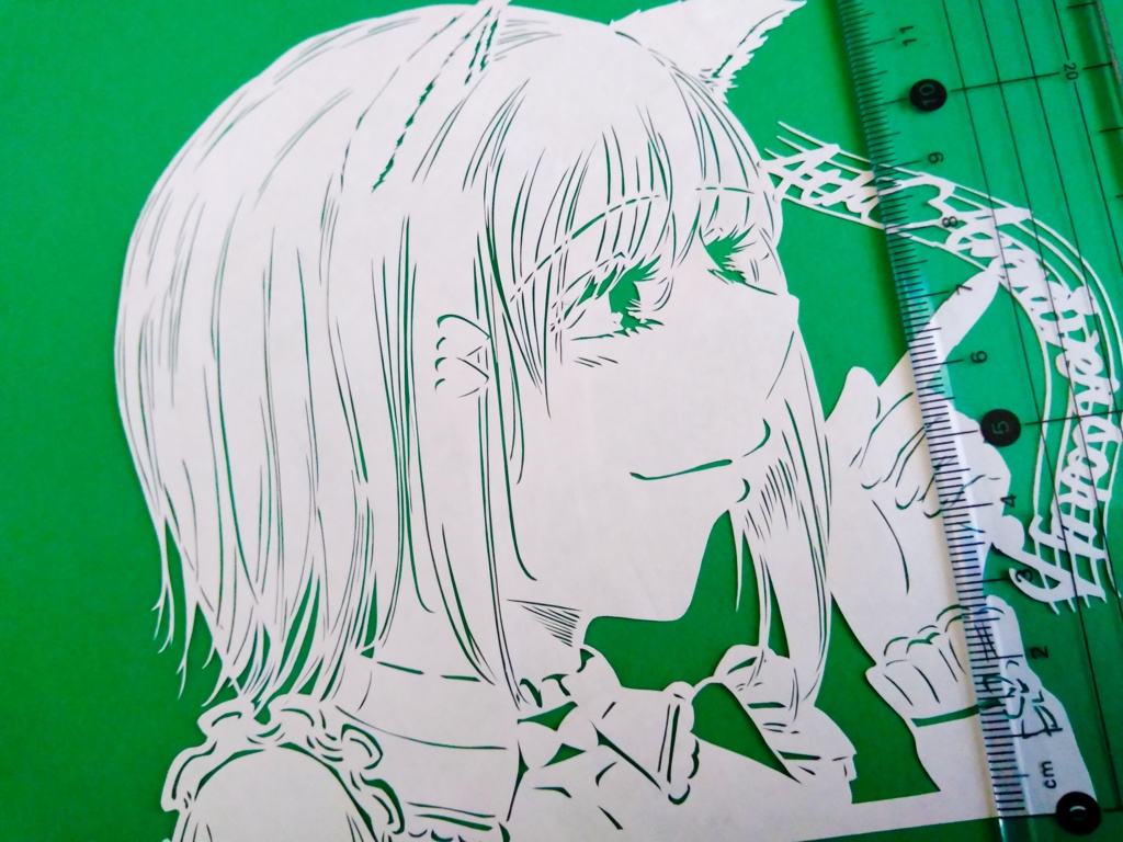 切り絵 白雪みしろ(旧モデル)【Roselta】【非公式】002