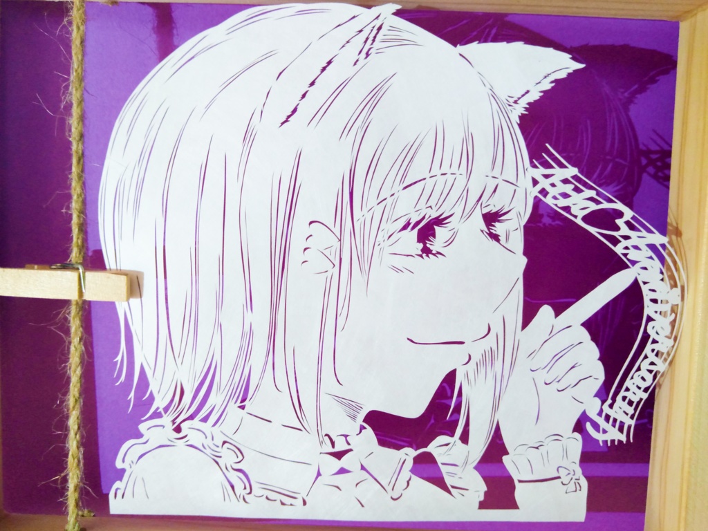 切り絵 白雪みしろ(旧モデル)【Roselta】【非公式】002