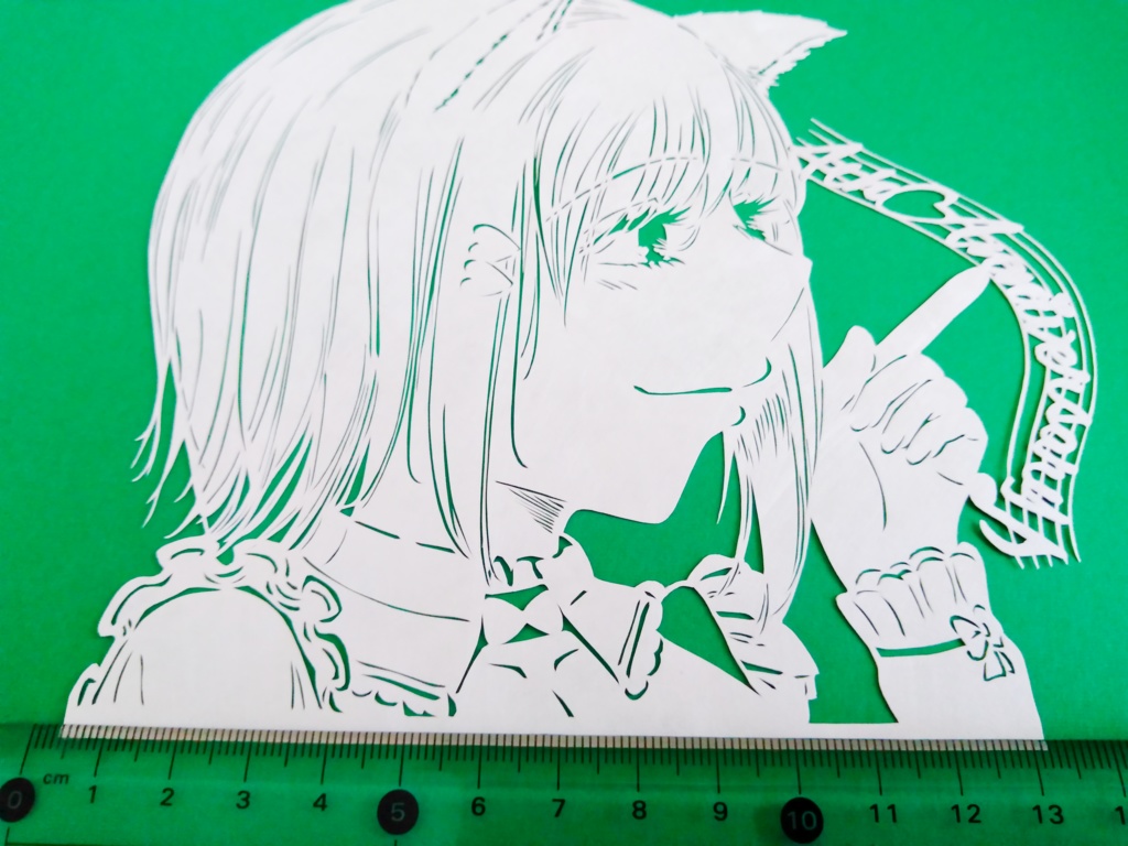 切り絵 白雪みしろ(旧モデル)【Roselta】【非公式】002