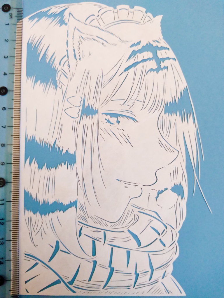 切り絵 白雪みしろ(旧モデル)【Roselta】【非公式】003