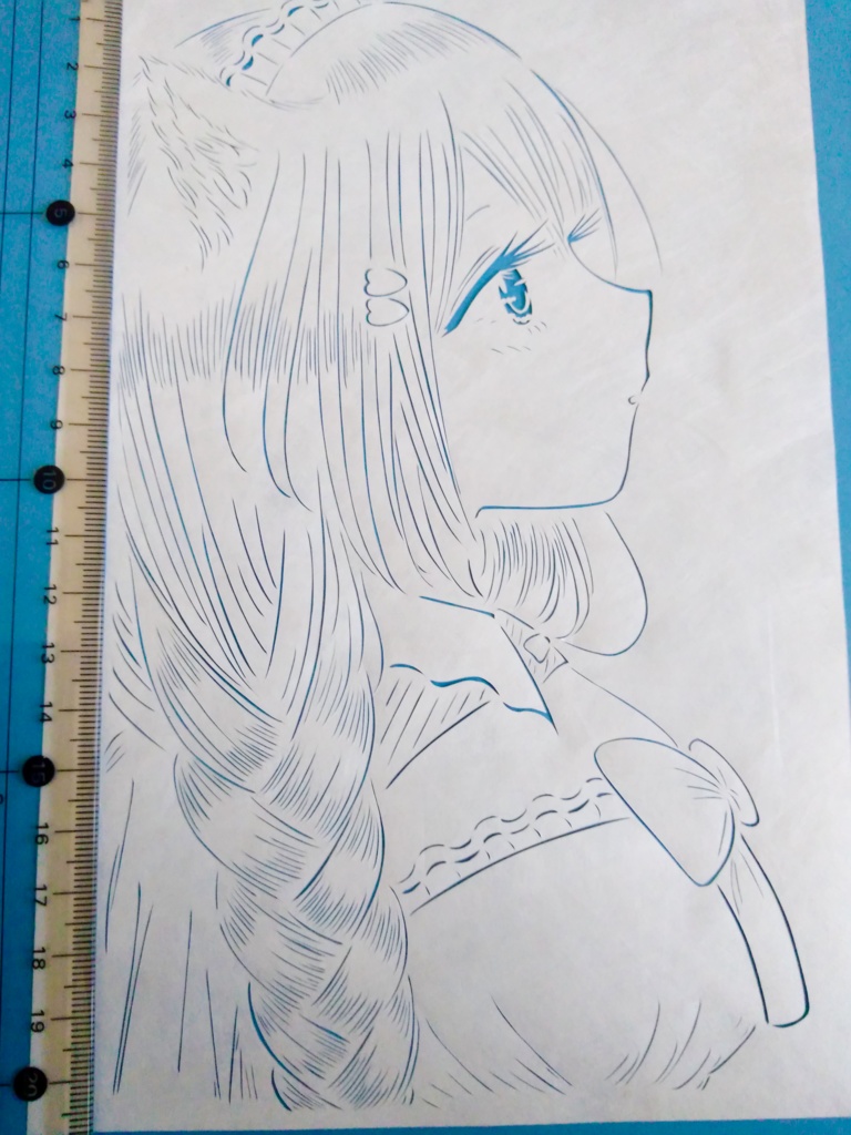 切り絵 白雪みしろ(旧モデル)【Roselta】【非公式】004