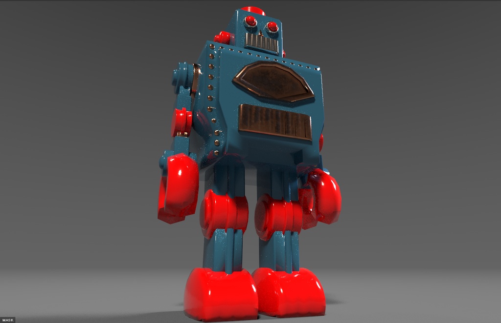 ブリキのロボット玩具