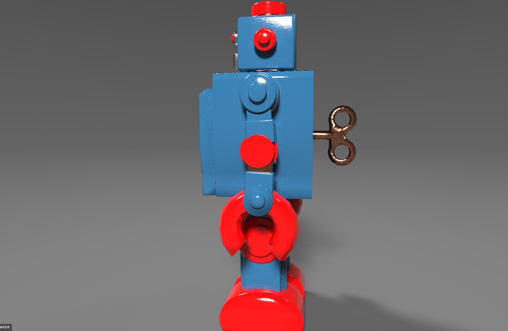 ブリキのロボット玩具