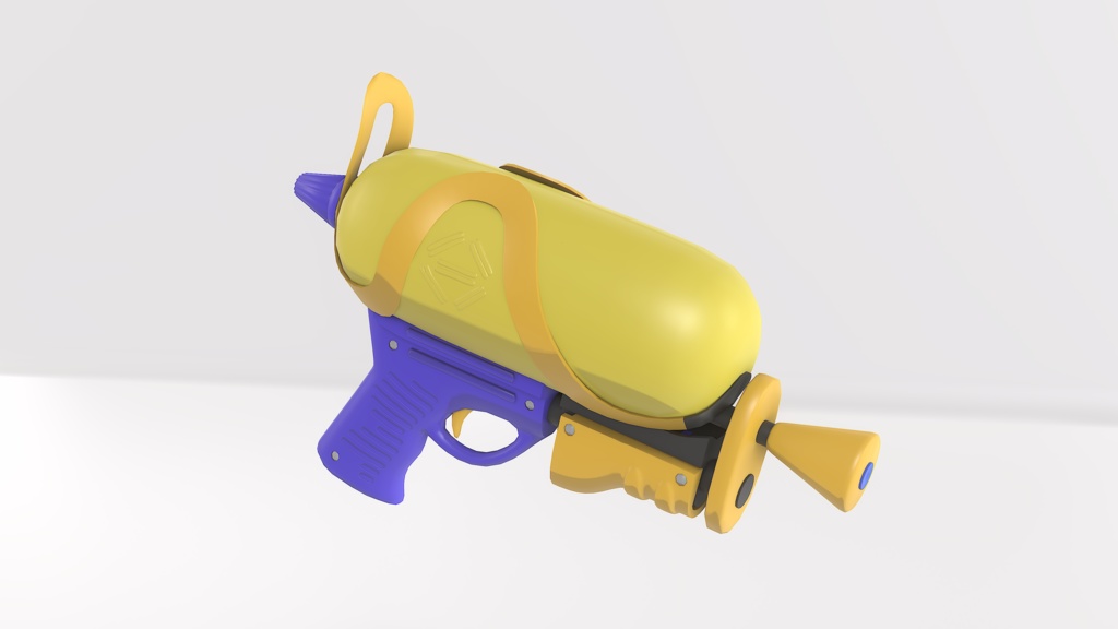 スプラシューター 3Dモデル