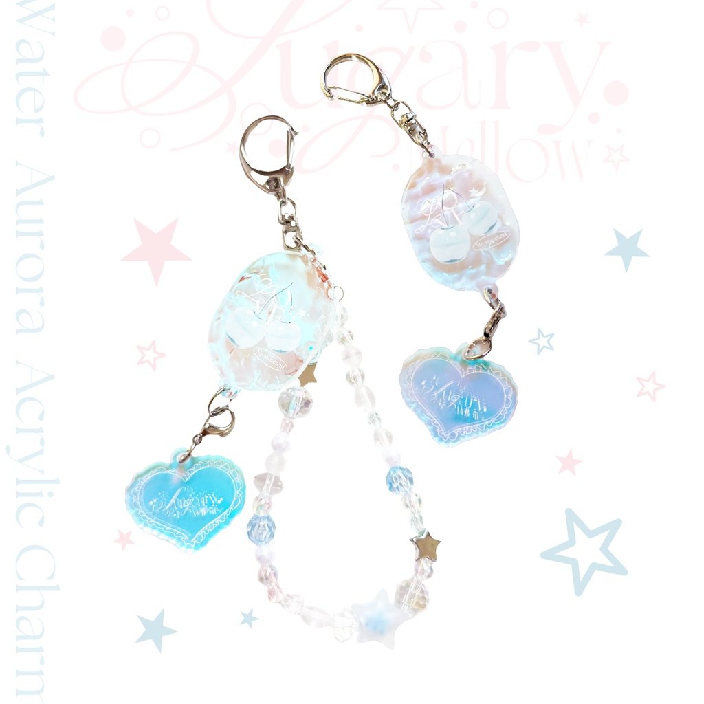 【受注販売】【Sugary Mellow】Water  Aurora  Acrylic Charm