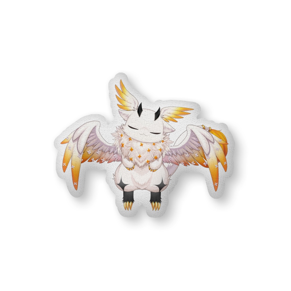 【ほぼ原寸大】ぽちゃのふかふかクッション