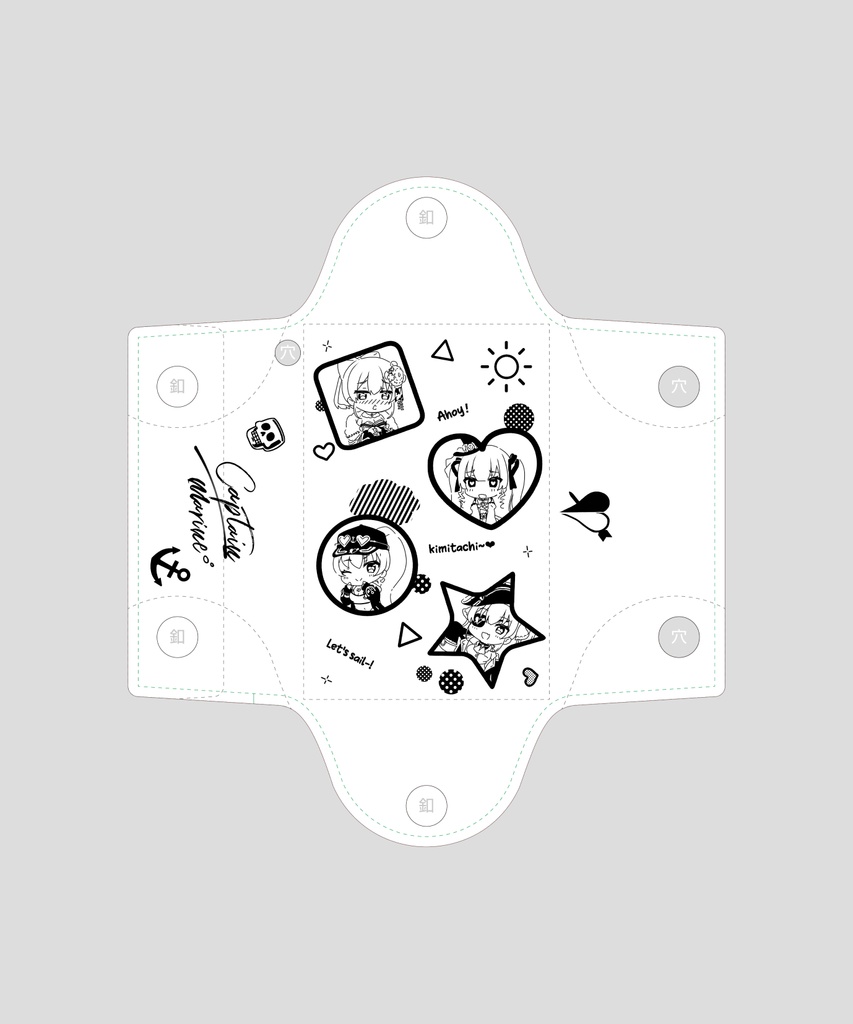 宝鐘マリン オーロラマルチクリアケース