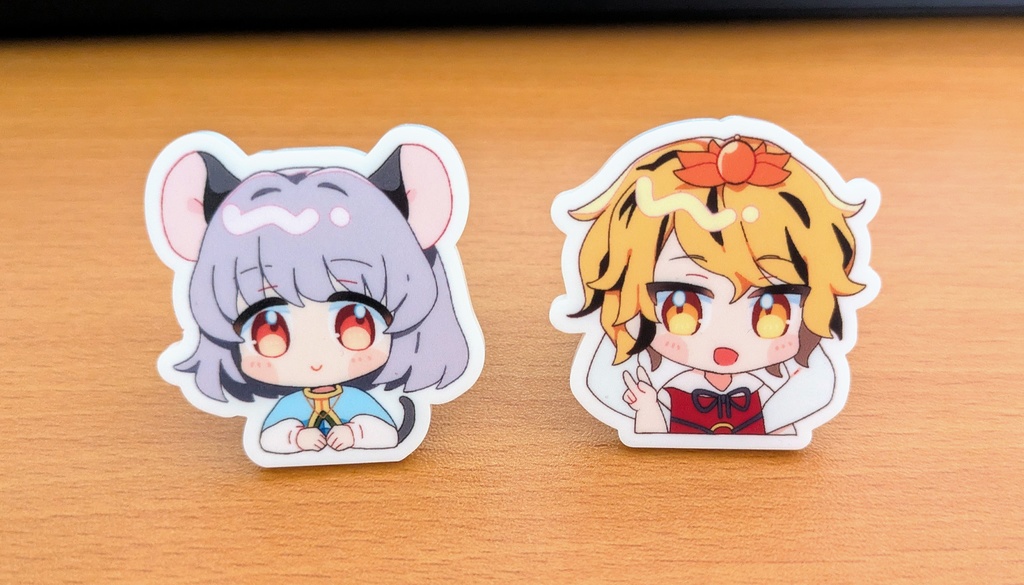 3way寅丸星&ナズーリンアクリルバッチセット