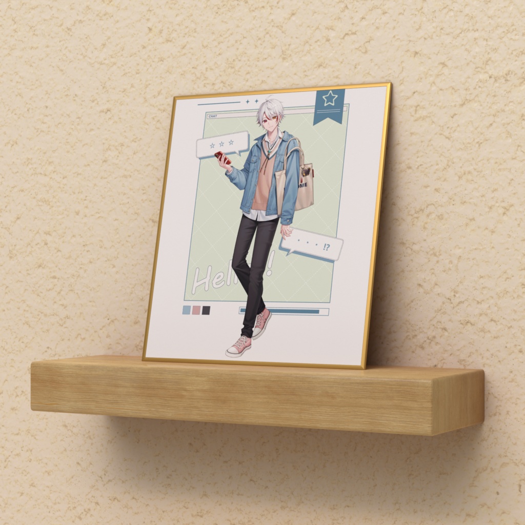 色紙　私服とい