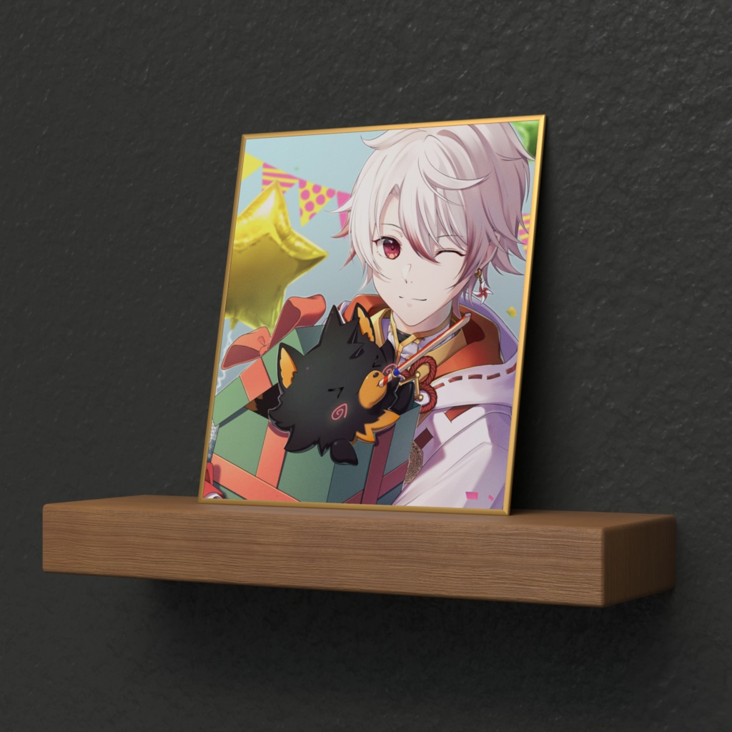 色紙 ウニポメとい