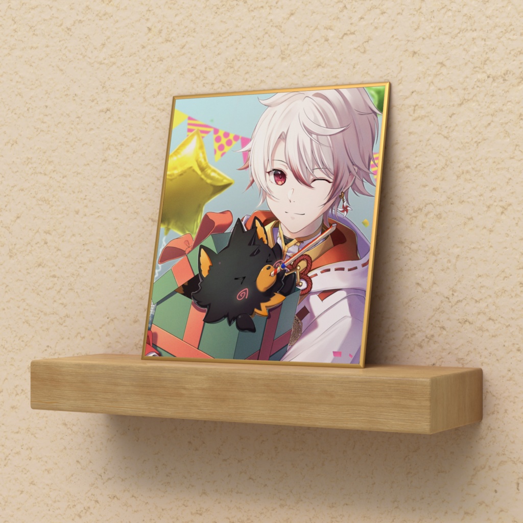 色紙 ウニポメとい