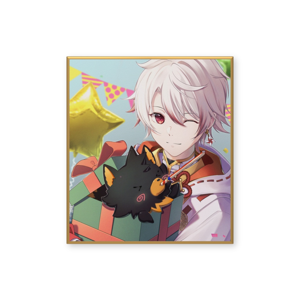 色紙 ウニポメとい