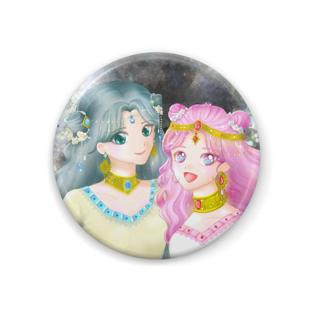 缶バッチ★ゆびこ&ナディのスペシャルグッズ