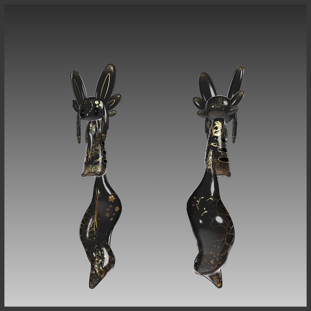 【ムルル専用】漆塗りムルルテクスチャ -静香-