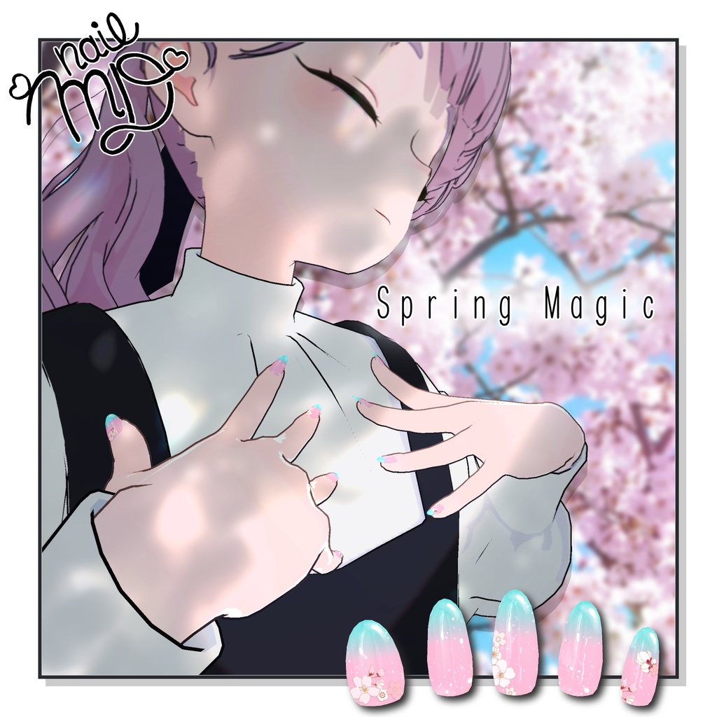 【リリースセール中】【MDollnail対応】Spring Magic【Nail＆Particle】#Nana_Hana