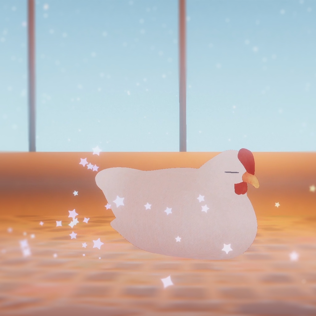 ニワトリ ココ (Chicken Coco) オリジナル3Dモデル