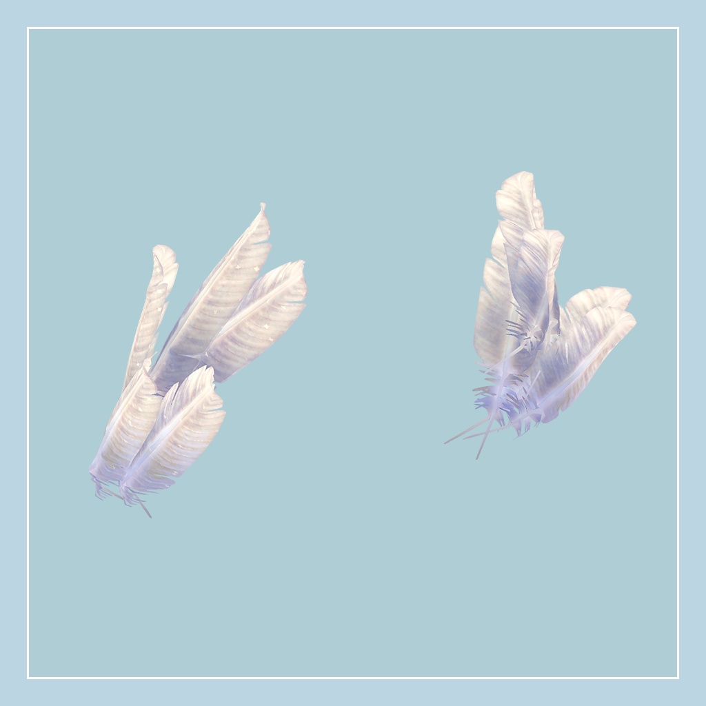 白鳥の羽飾り Swan Feather Headpiece