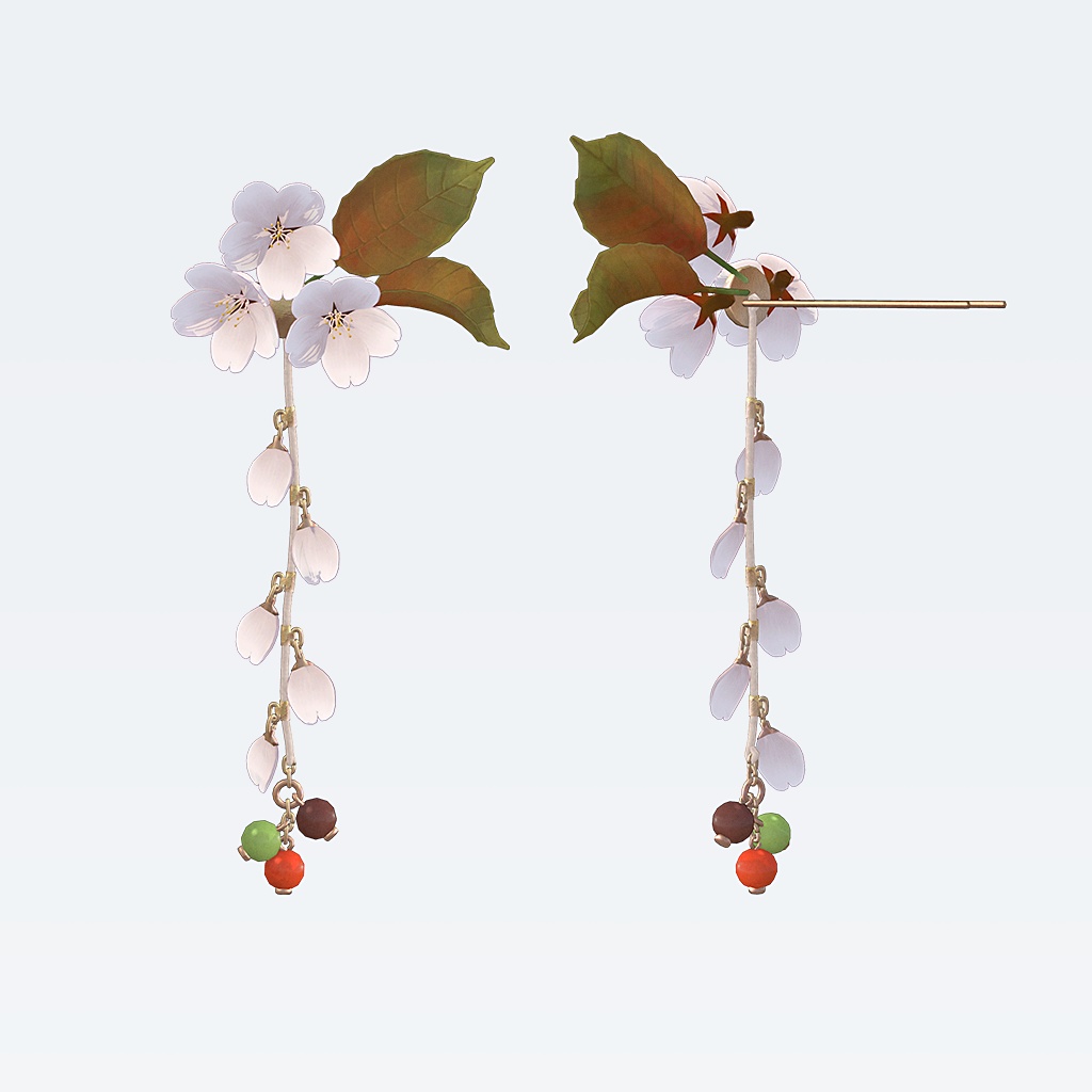 山桜の髪飾り SakuraHairOrnament