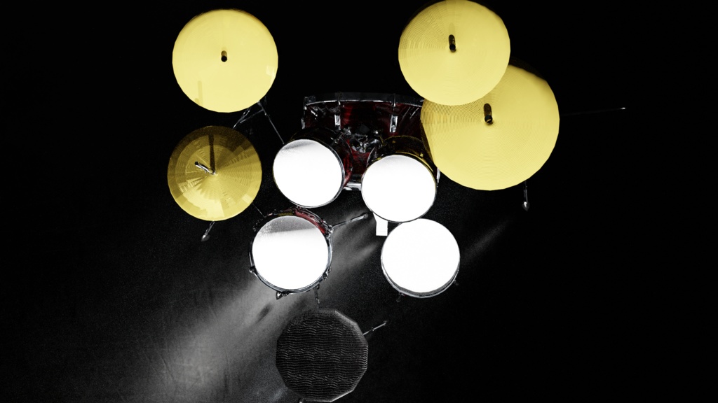 ドラムセット+スティック2種