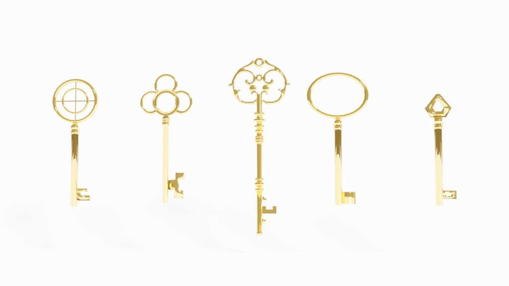 レトロ 鍵 5本セット