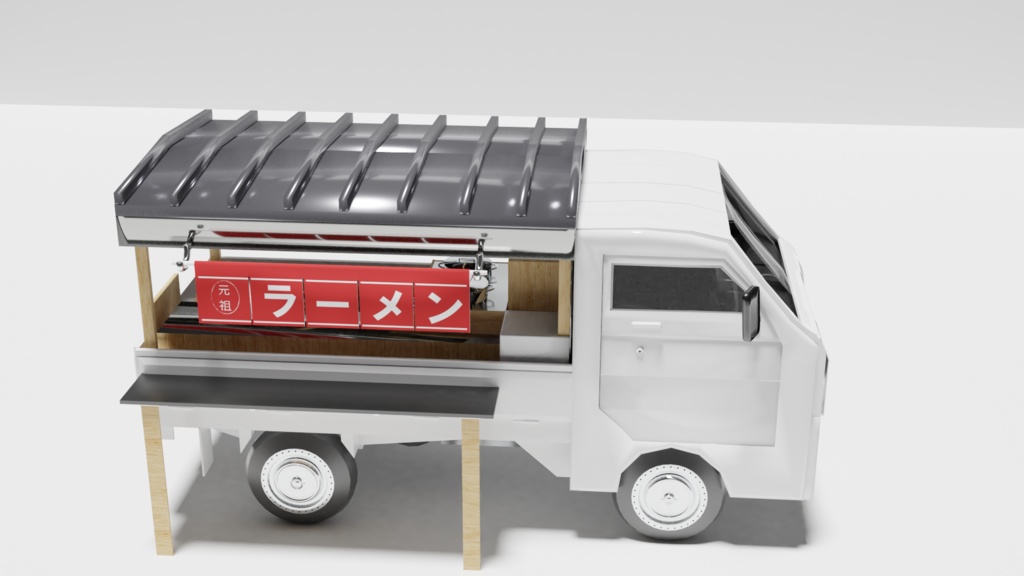 軽トラックラーメン屋台