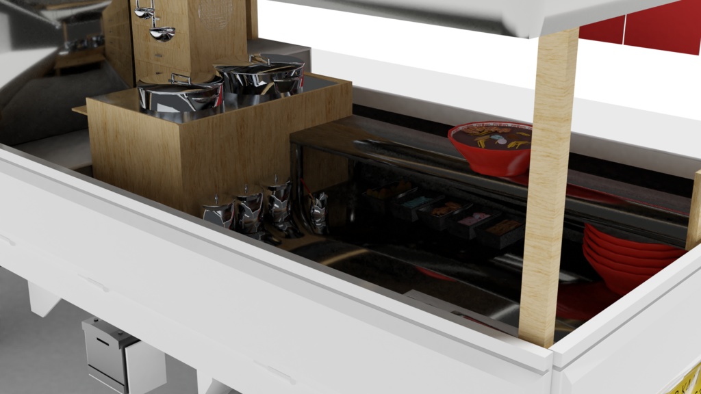 軽トラックラーメン屋台