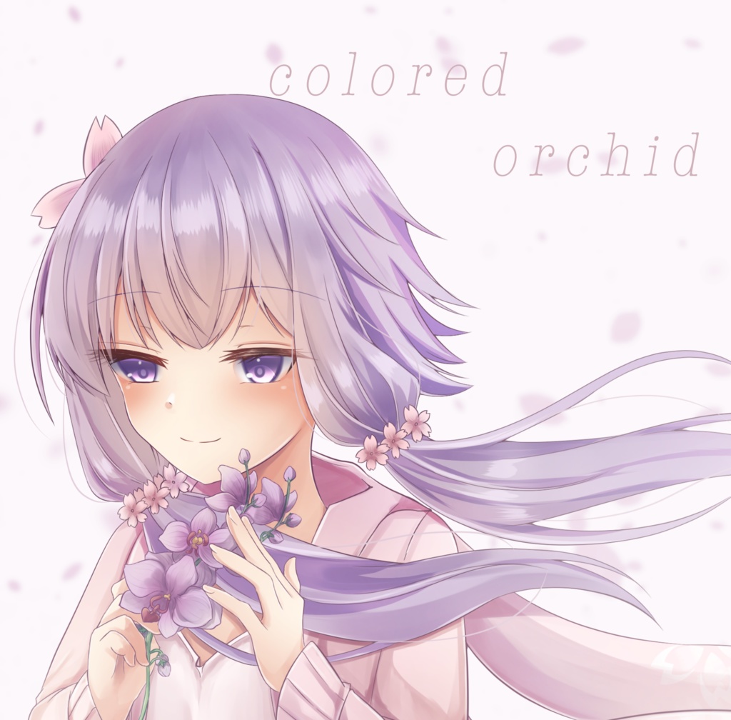 colored orchid