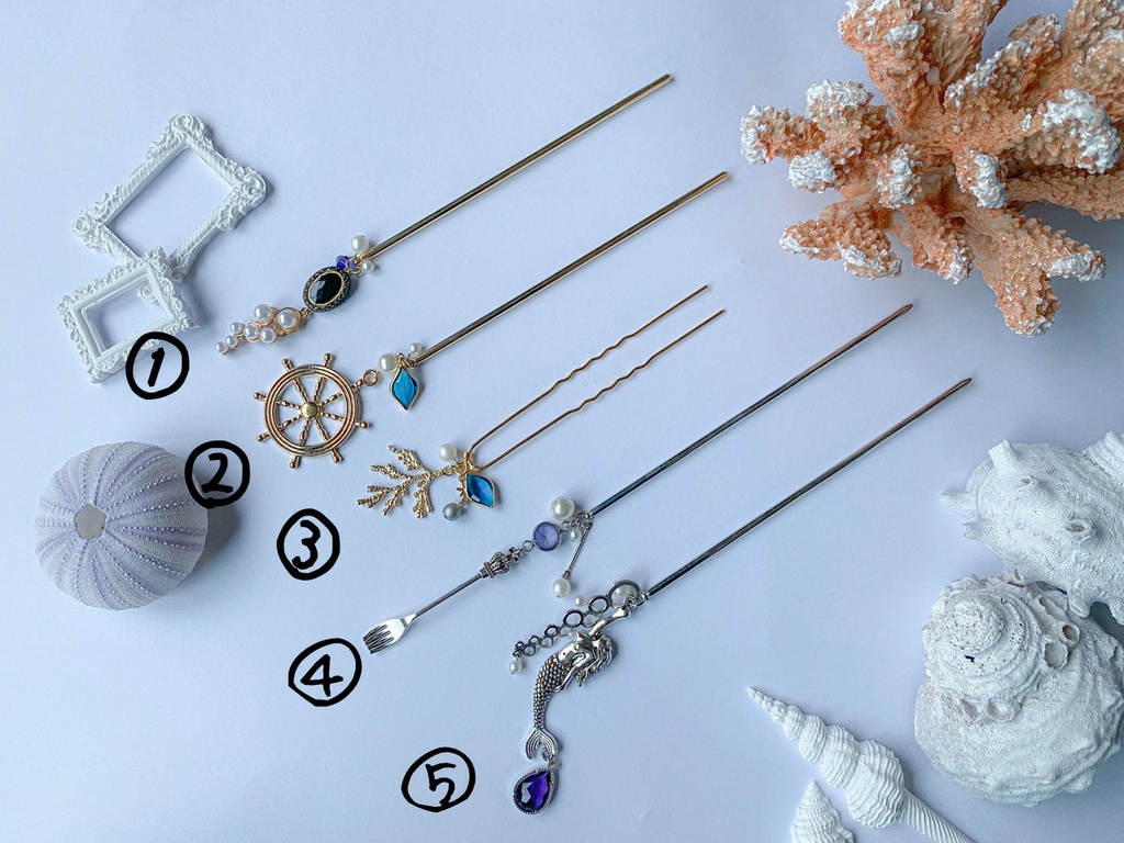 【111工房】潮騒の簪