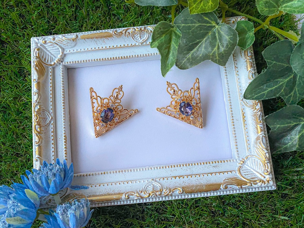 【111工房】藤色の襟元