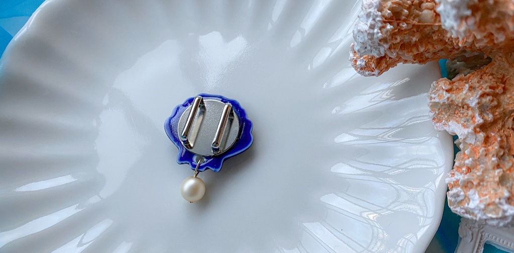 【111工房】貝殻の帯飾り