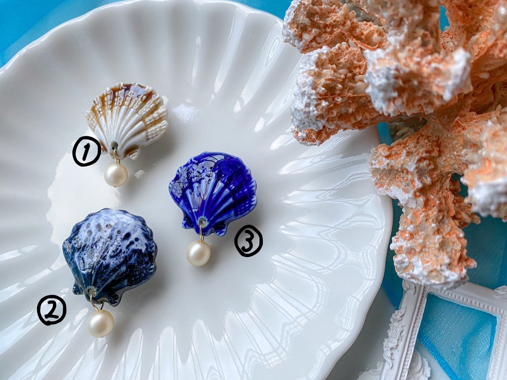 【111工房】貝殻の帯飾り