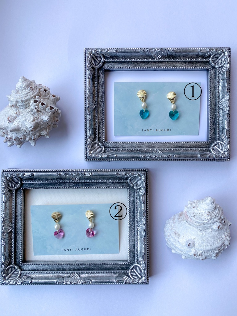 【111工房】貝とハートと