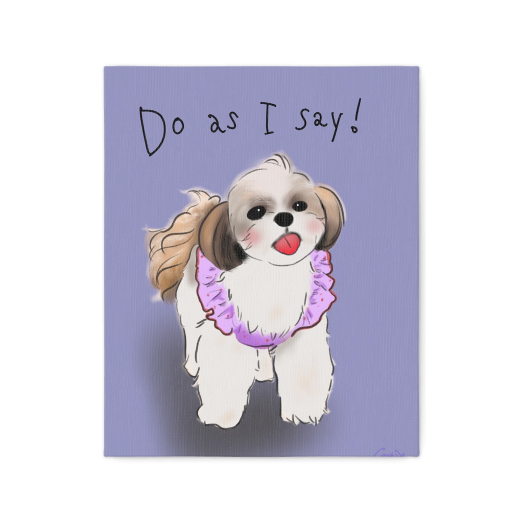 あたしのいうことをききなさいキャンバス