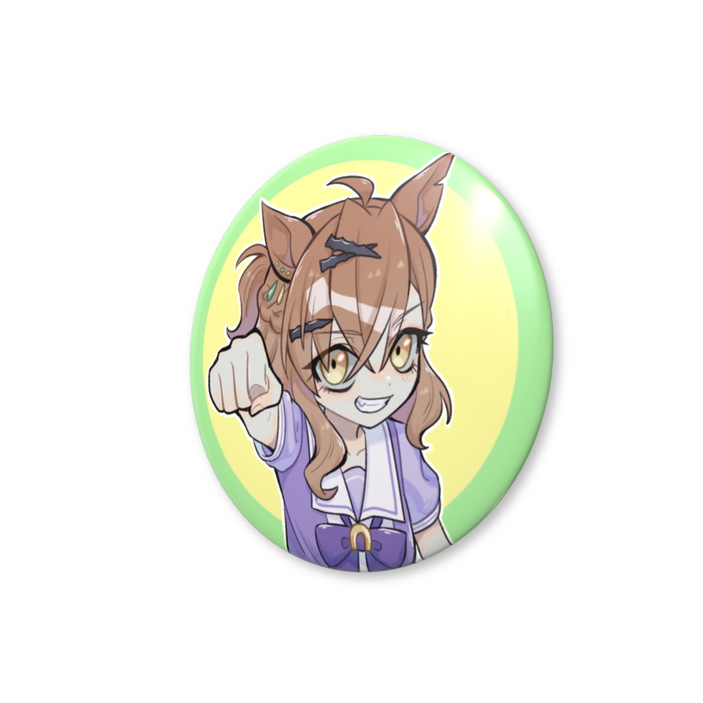 ジャングルポケット缶バッジ