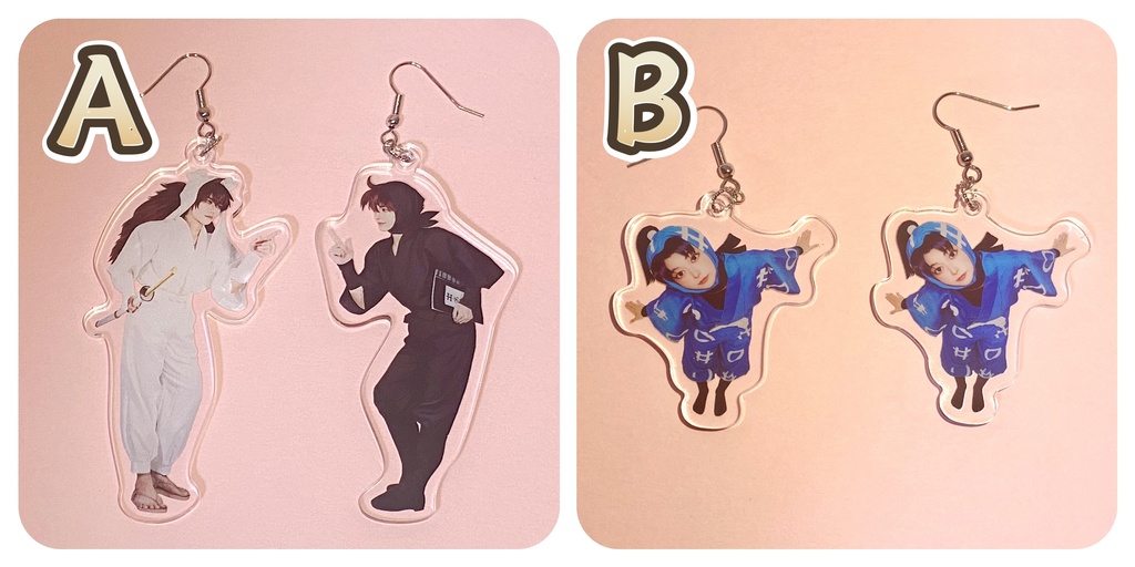 アクリルピアス♡