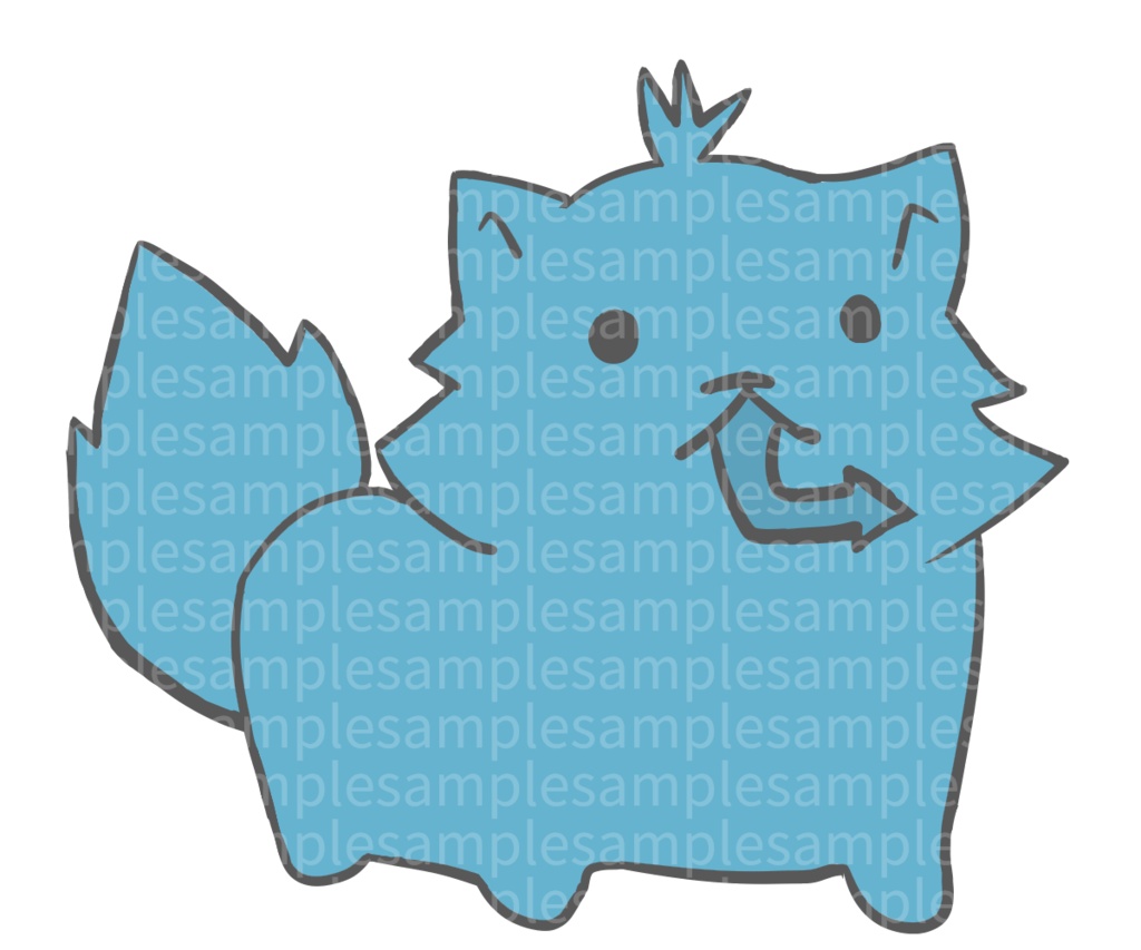 ≪フリー素材≫ ティンダロスの猟犬 可愛いデフォルメの立ち絵