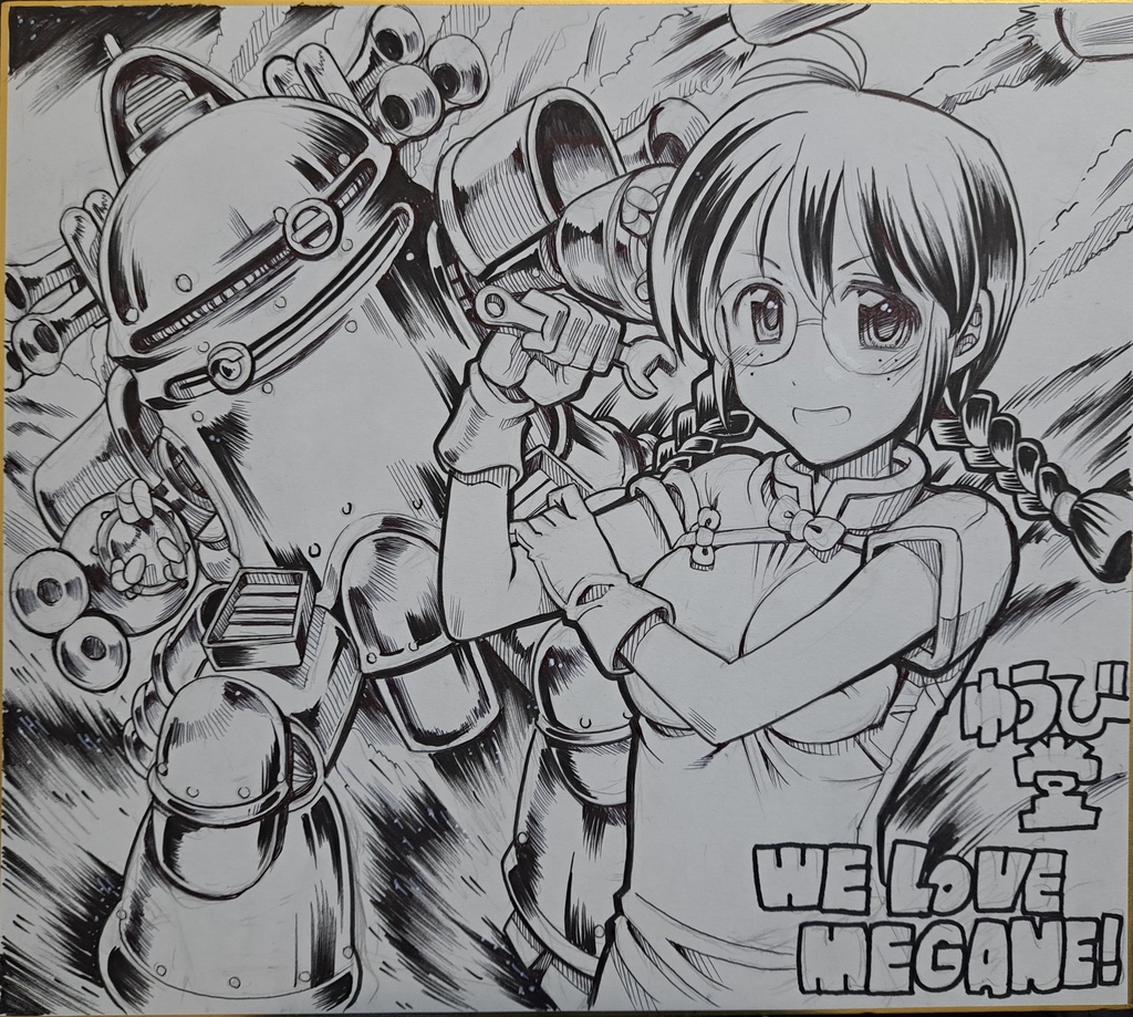 色紙原画(紅蘭&光武)