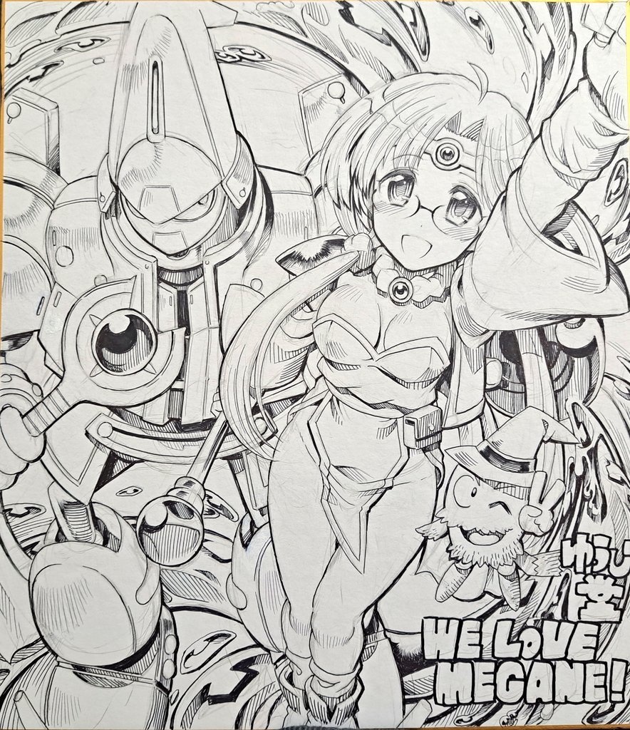色紙原画(パフ)