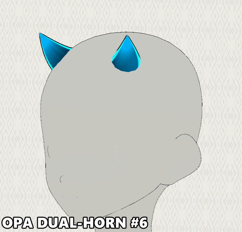 VRCHAT - OPA DUAL-HORNS #6 - OPA MODEL SHOP - BOOTH