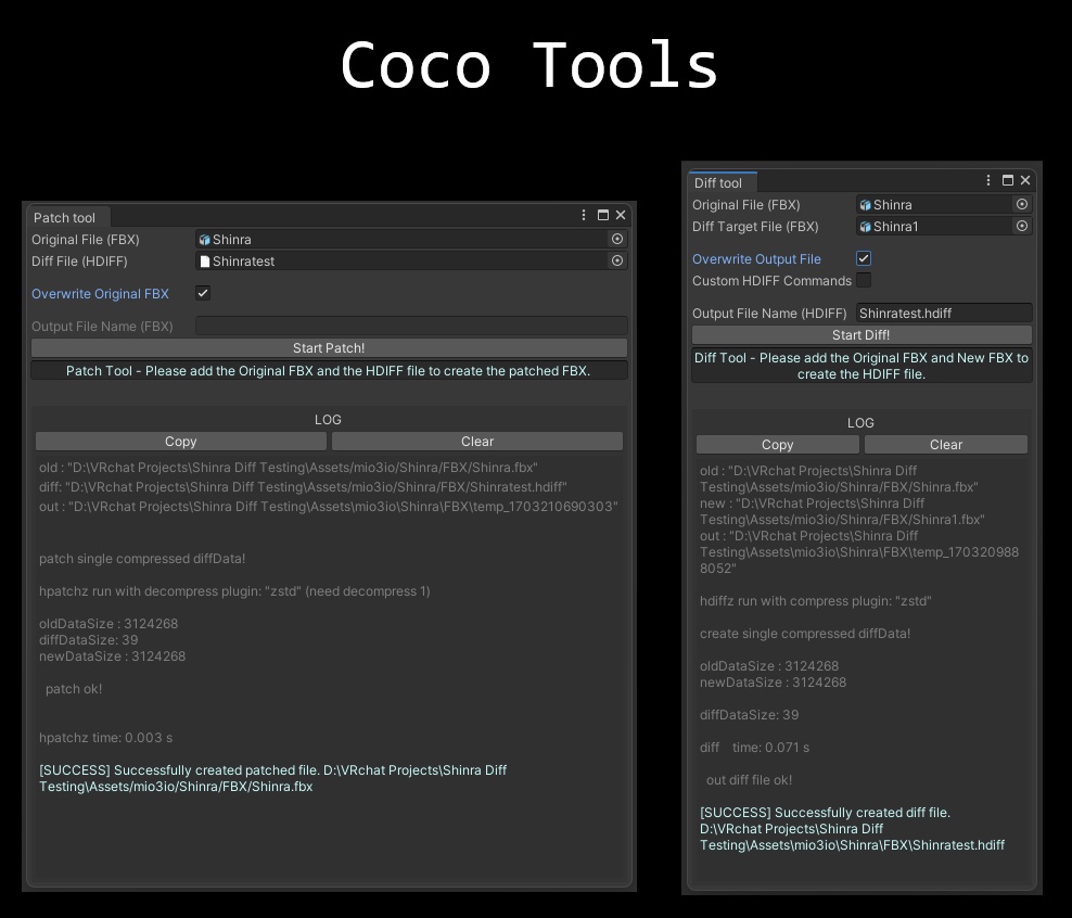 Coco tools