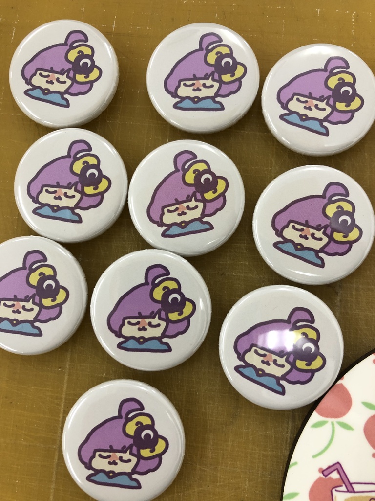 ちっちゃい音子ちゃん缶バッジ