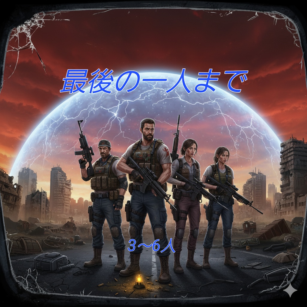 バトルロワイヤルTRPG 最後の一人まで 3〜6人