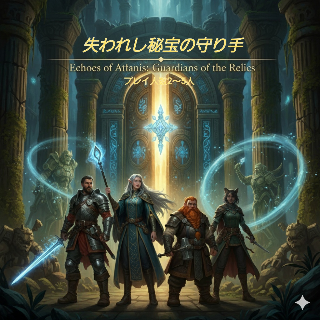 TRPG 失われし秘宝の守り手 2〜5人